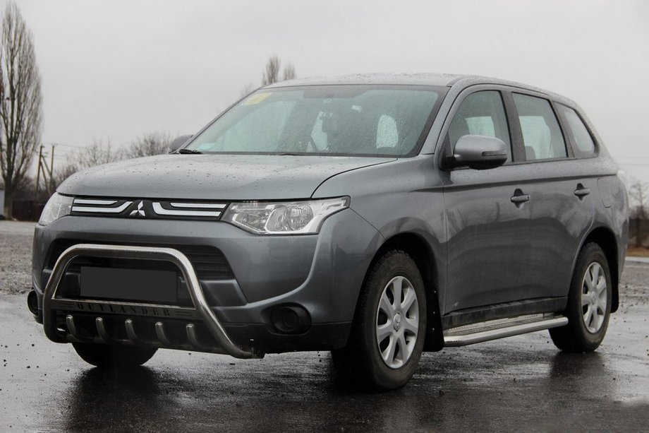 Mitsubishi Outlander 2012–2021 Kengurins WT004 (nerūsējošais tērauds) Image