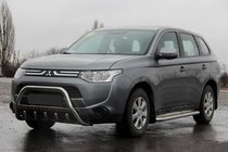 Mitsubishi Outlander 2012–2021 Kengurins WT004 (nerūsējošais tērauds) foto 1