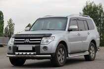 Mitsubishi Pajero Wagon III 1999–2006 Priekšējais aizsargs ST015 (nerūsējošais tērauds) foto 1