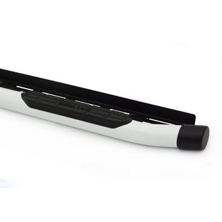 Sānu pakāpieni Amazon White (2 gab., melni) Volkswagen Amarok 2010–2022