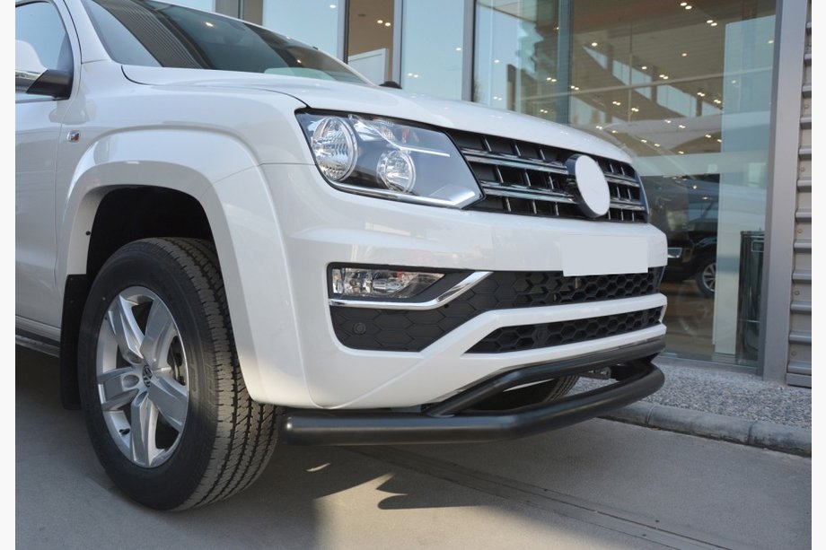 Volkswagen Amarok 2010–2022 Priekšējais dubultais aizsargstienis Vegas 2016-2021 (melns) Image