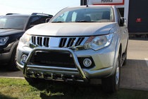 Mitsubishi L200 2015–2024 Priekšējais bullbar WT003 (nerūsējošais tērauds) foto 6