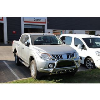 Priekšējais bullbar WT003 (nerūsējošais tērauds) foto 3