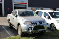 Mitsubishi L200 2015–2024 Priekšējais bullbar WT003 (nerūsējošais tērauds) foto 3