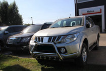 Mitsubishi L200 2015–2024 Priekšējais bullbar WT003 (nerūsējošais tērauds) foto 5