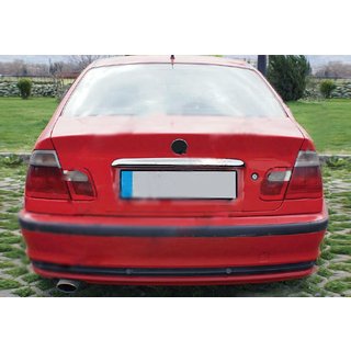 Hromēta līste virs numura zīmes BMW 3. sērija E46 1998–2006