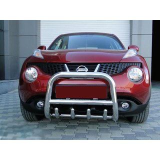 Priekšējais aizsargstienis (bullbar) QT006 (nerūsējošais tērauds)