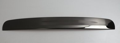 Nissan Qashqai 2010–2014 Numura zīmes augšējā uzlika melns hroms (nerūsējošais tērauds) foto 1