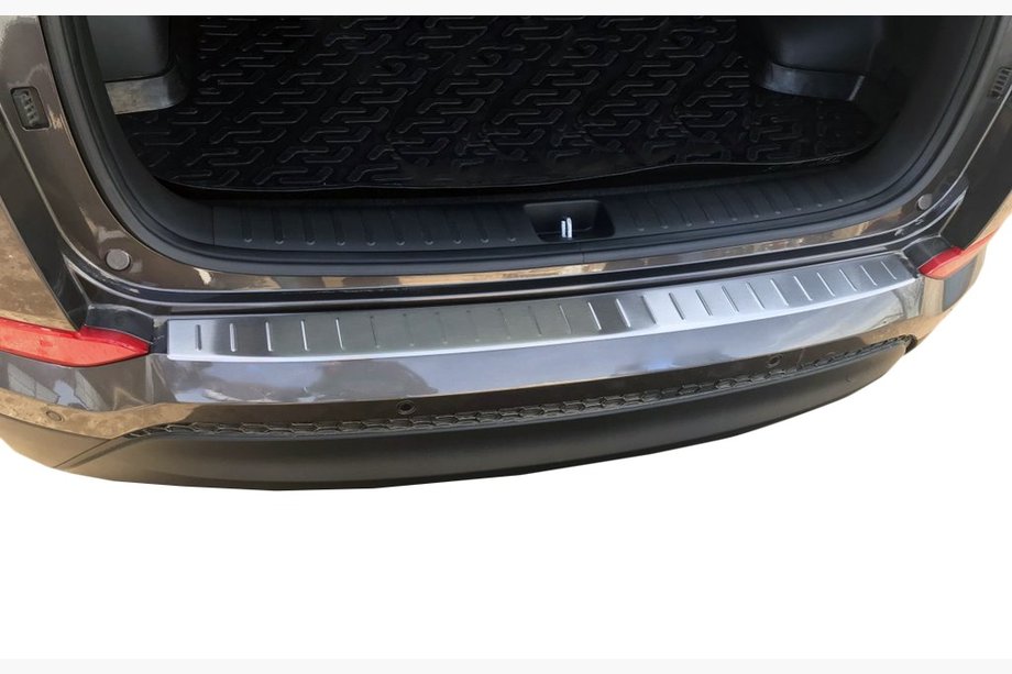 Hyundai Tucson TL 2016–2021 Aizmugurējā bufera aizsarguzlika OmsaLine 2016-2018 (nerūsējošais tērauds) Image