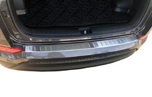 Hyundai Tucson TL 2016–2021 Aizmugurējā bufera aizsarguzlika OmsaLine 2016-2018 (nerūsējošais tērauds) foto 1