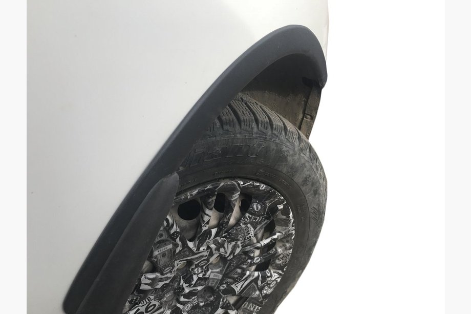 Fiat Doblo I 2005–2010 Riteņu arku uzlikas (4 gab., melnas) Image