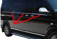 Volkswagen T5 2010–2015 Apakšējās logu līstes (6 gab., nerūsējošais tērauds) foto 11