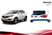 Kia Sportage 2010–2015 Spoileris Niken (krāsošanai) foto 1
