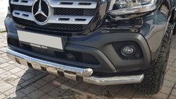 Mercedes X class 2017–2020 Priekšējais aizsargstienis Gronder (nerūsējošais tērauds, 70 mm) foto 1