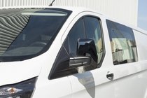 Ford Custom 2013–2022 Spoguļu uzlikas melns hroms (2 gab., plastmasa) foto 1