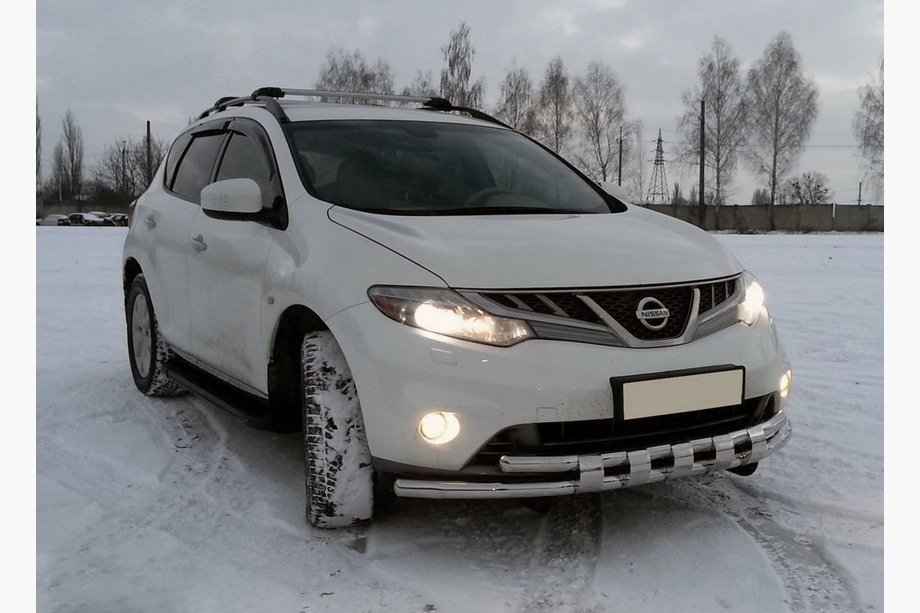 Nissan Murano 2008–2014 Priekšējais aizsargstienis ST015 (nerūsējošais tērauds) Foto 1