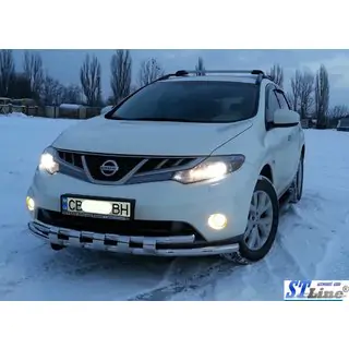 Priekšējais aizsargstienis ST015 (nerūsējošais tērauds) foto 4