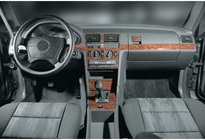 Mercedes W201 (190) 1982–1993 Paneļa apdares uzlikas (11 gab.) Alumīnijs foto 4