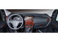 Citroen Nemo 2007–2017 Paneļa uzlikas Alumīnijs foto 6