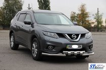 Nissan X-trail T32/Rogue 2014–2021 Priekšējais aizsargstienis ST009-15 (nerūsējošais tērauds) foto 3