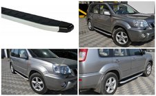 Nissan X-trail T30 2002–2007 Sānu sliekšņi King (2 gab., alumīnija) foto 5