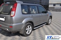 Nissan X-trail T30 2002–2007 Sānu sliekšņi King (2 gab., alumīnija) foto 2
