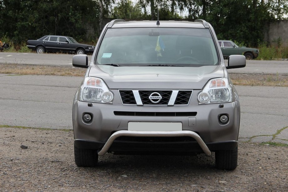 Nissan X-trail T31 2007–2014 Priekšējais aizsargstienis WT007 (nerūsējošais tērauds) Foto 2