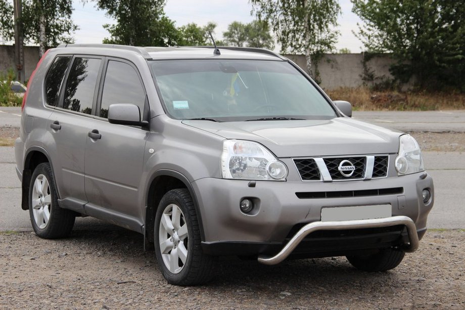 Nissan X-trail T31 2007–2014 Priekšējais aizsargstienis WT007 (nerūsējošais tērauds) Foto 3