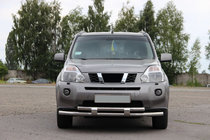 Nissan X-trail T31 2007–2014 Priekšējais aizsargstienis ST015/2 (nerūsējošais tērauds) foto 3