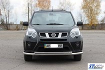 Nissan X-trail T31 2007–2014 Priekšējais aizsargstienis ST014 (nerūsējošais tērauds) foto 3