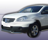 Nissan Qashqai 2007–2010 Priekšējais dubultais aizsargstienis ST014 (nerūsējošais tērauds) foto 3