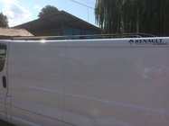 Opel Vivaro 2001–2015 Melni jumta reliņi Garā versija, plastmasas kājiņas foto 9