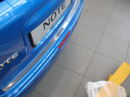 Nissan Note 2004–2012 Aizmugurējā bufera aizsarguzlika Nataniko (2005-2007, nerūsējošais tērauds) foto 1
