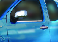 Nissan Pathfinder R51 2005–2014 Spoguļu uzlikas (2 gab., nerūsējošais tērauds) foto 4
