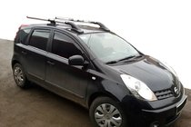 Nissan Note 2004–2012 Jumta reliņi Shark (2 gab.) foto 2
