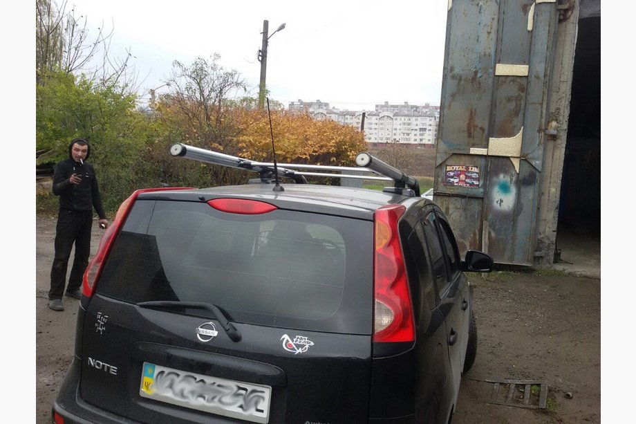 Nissan Note 2004–2012 Jumta reliņi Shark (2 gab.) Foto 5
