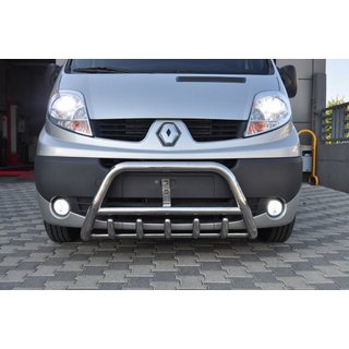 Bullbar WT003 (nerūsējošais tērauds) Nissan Primastar 2002–2014 foto 1