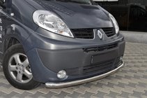 Opel Vivaro 2001–2015 Priekšējais aizsargstienis ST008 (nerūsējošais tērauds) 42 mm foto 3