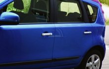 Nissan Note 2004–2012 Durvju rokturu uzlikas (4 gab., nerūsējošais tērauds) foto 1