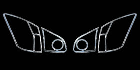 Nissan Qashqai 2007–2010 Aizmugurējo lukturu uzlikas (2 gab., plastmasa) foto 1