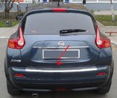 Nissan Juke 2010–2019 OmsaLine aizmugurējā bampera uzlika (nerūsējošais tērauds) foto 1