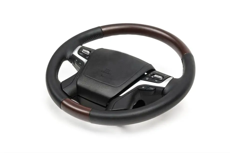 Toyota Land Cruiser 200 2007–2021 Stūres rats komplektā (tumšs koks) Image