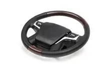 Toyota Land Cruiser 200 2007–2021 Stūres rats komplektā (tumšs koks) foto 1