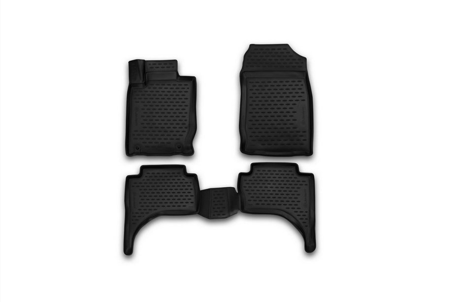 Mitsubishi L200 2015–2024 3D gumijas salona paklājiņi (4 gab., Novline) Budžeta komplektācija Image