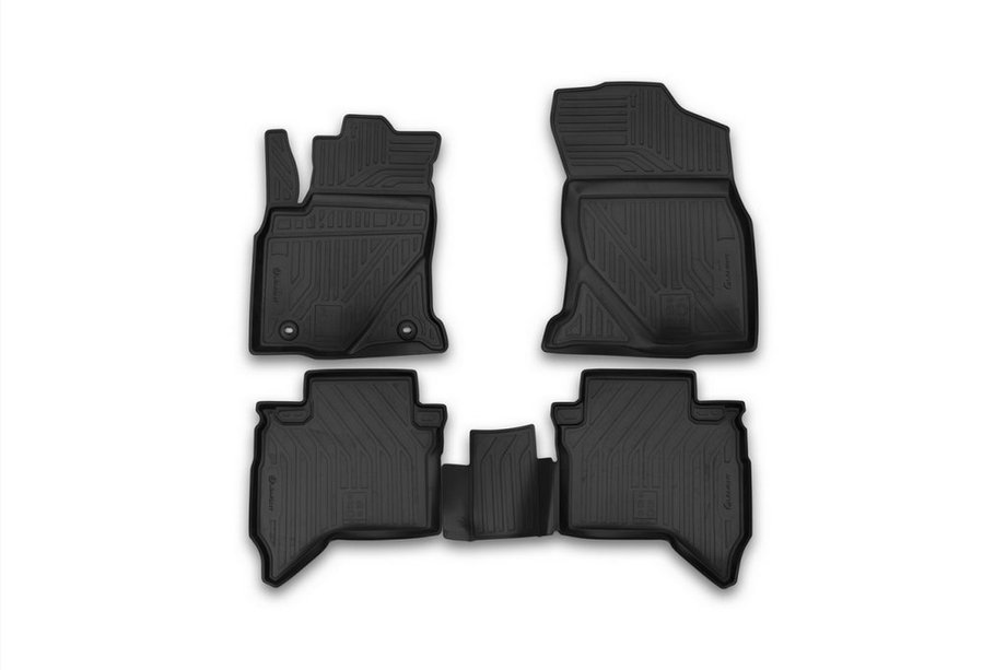 Toyota Hilux 2015– Gumijas salona paklājiņi (4 gab., Novline) Foto 1