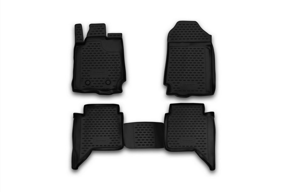 Ford Ranger 2011–2022 Gumijas salona paklājiņi (4 gab., Novline) 4D Foto 1