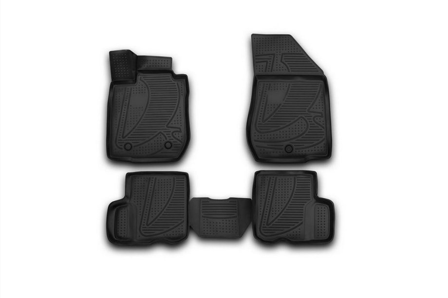 Lada Largus 2012– 3D gumijas salona paklājiņi (4 gab., Novline) Image