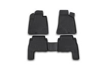 Hyundai Santa Fe 2 2006–2012 (2006-2010) Gumijas salona paklājiņi (4 gab., Novline) foto 1