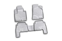 Hyundai Santa Fe 2 2006–2012 (2010-2012) Gumijas salona paklājiņi (4 gab., Novline) foto 1