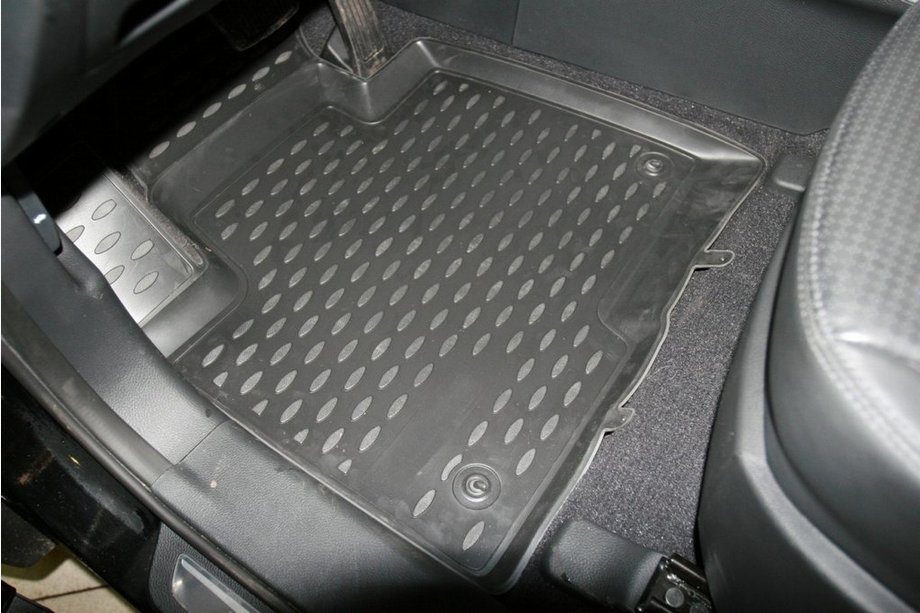 Hyundai Santa Fe 3 2012–2018 Gumijas salona paklājiņi (4 gab., Novline) Image